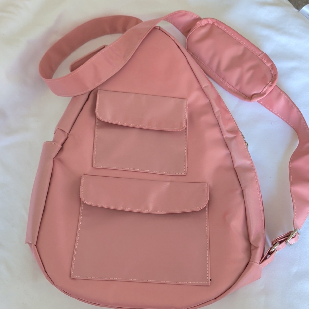 Pink Women's Sling Backpack - Casual Everyday Carry